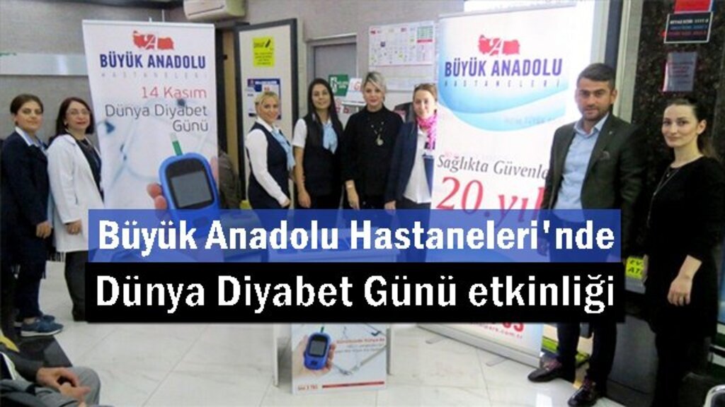 Büyük Anadolu Hastaneleri'nden diyabet bilgilendirmesi