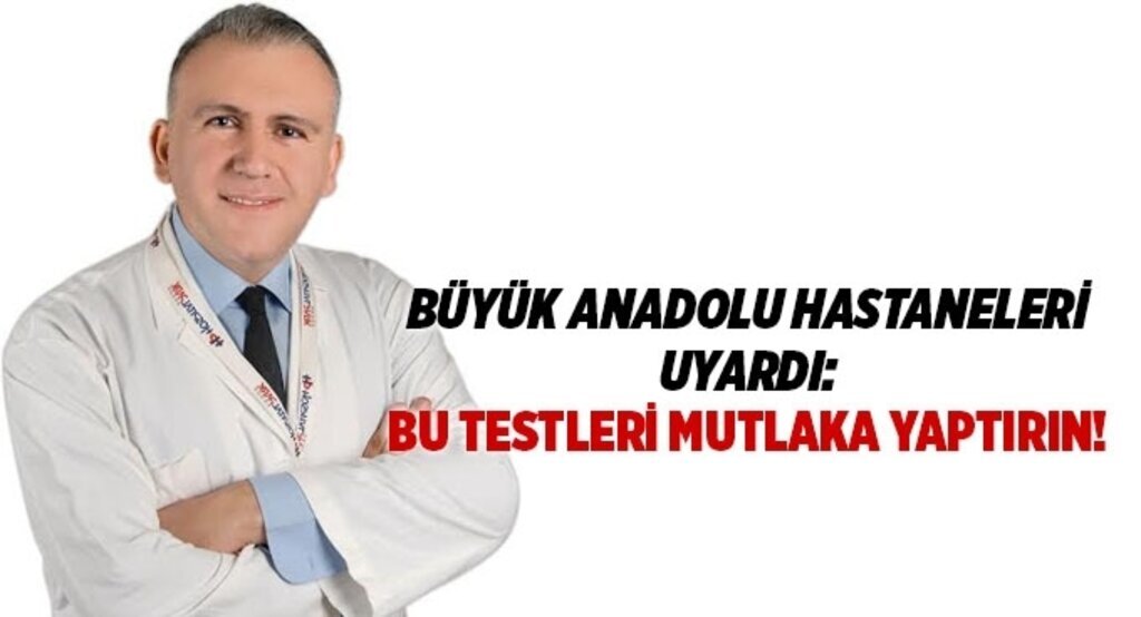 Büyük Anadolu Hastanesi'den uyarı