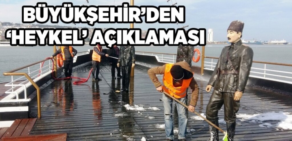 Büyükşehir'den 'Atatürk ve 18 silah arkadaşı heykelleri' açıklaması