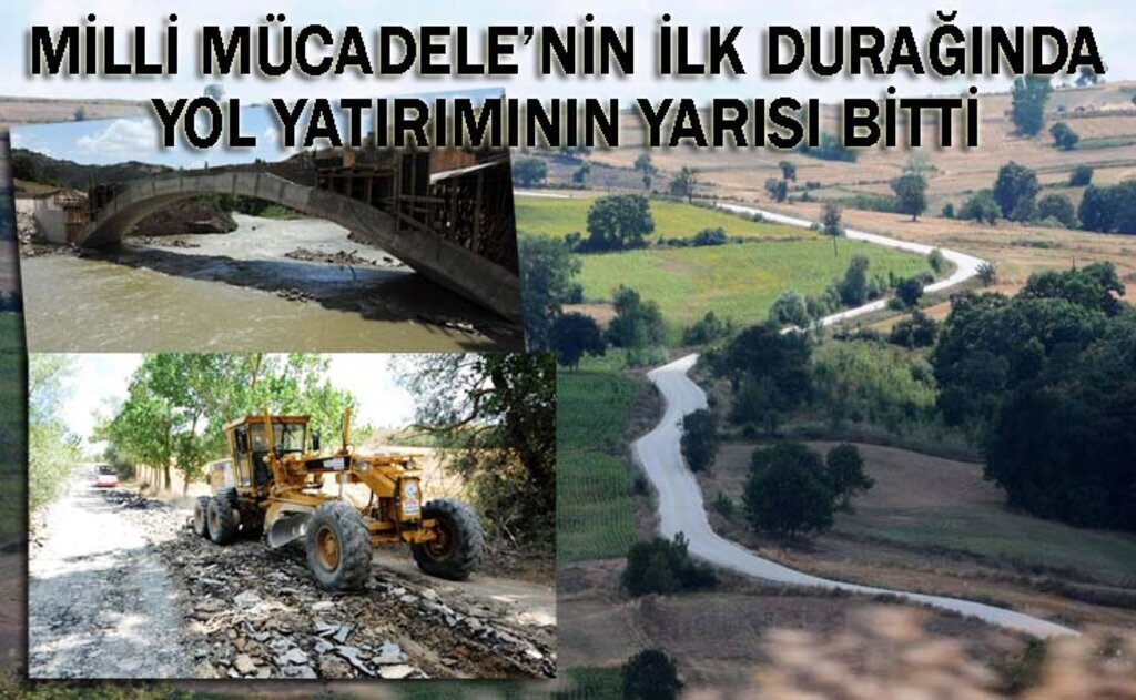 Çalışmaların yarısı bitti, Ata Yolu'na köprü yapılıyor