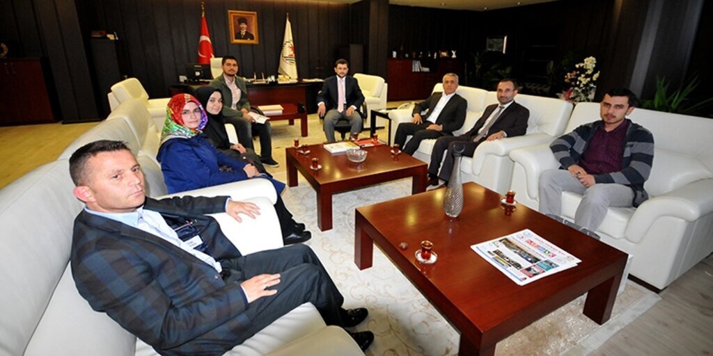 Cami Akademi Dernek Başkanı’ndan tebrik ziyareti