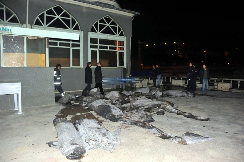 Cami de yangın çıktı