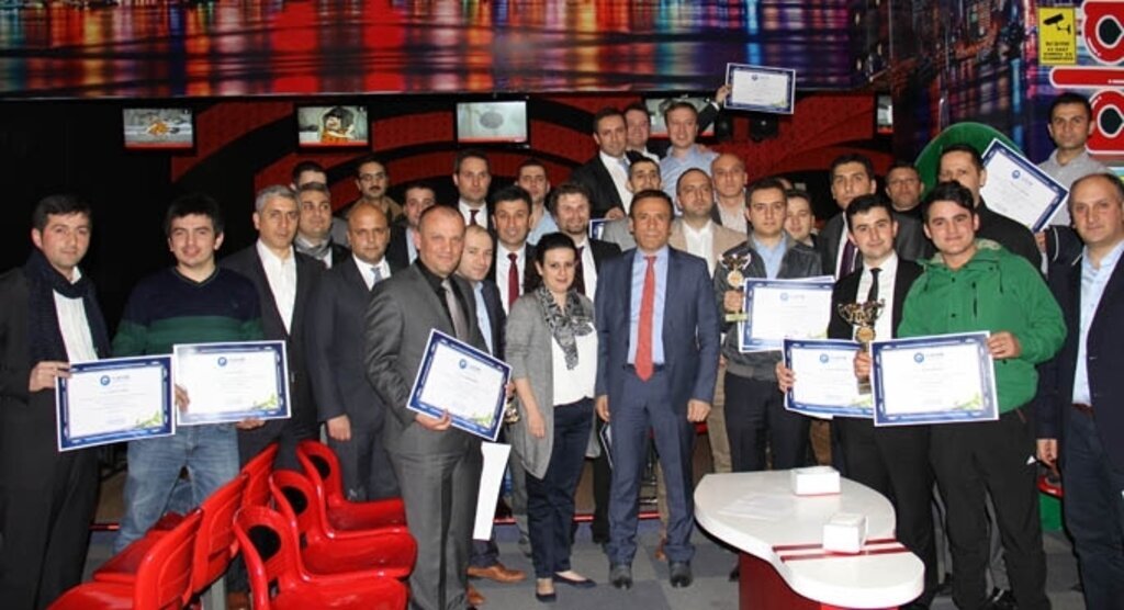 Canik Belediyesi çalışanlarının bowling keyfi