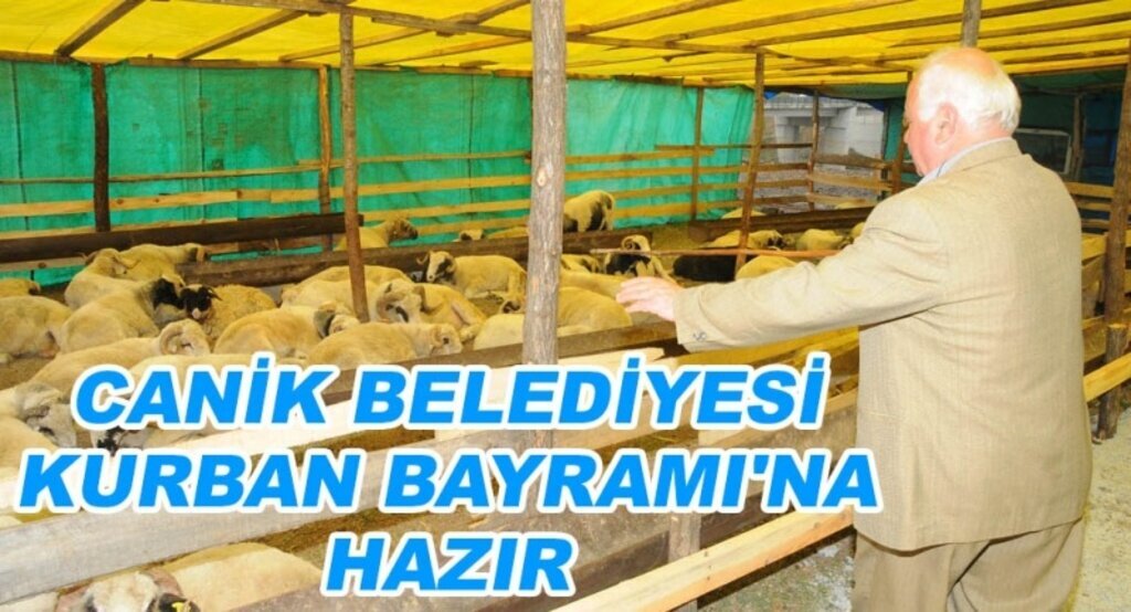 Canik Belediyesi Kurban Bayramı'na hazır