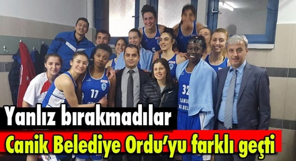 Canik BelediyeSpor Ordu'yu farklı geçti