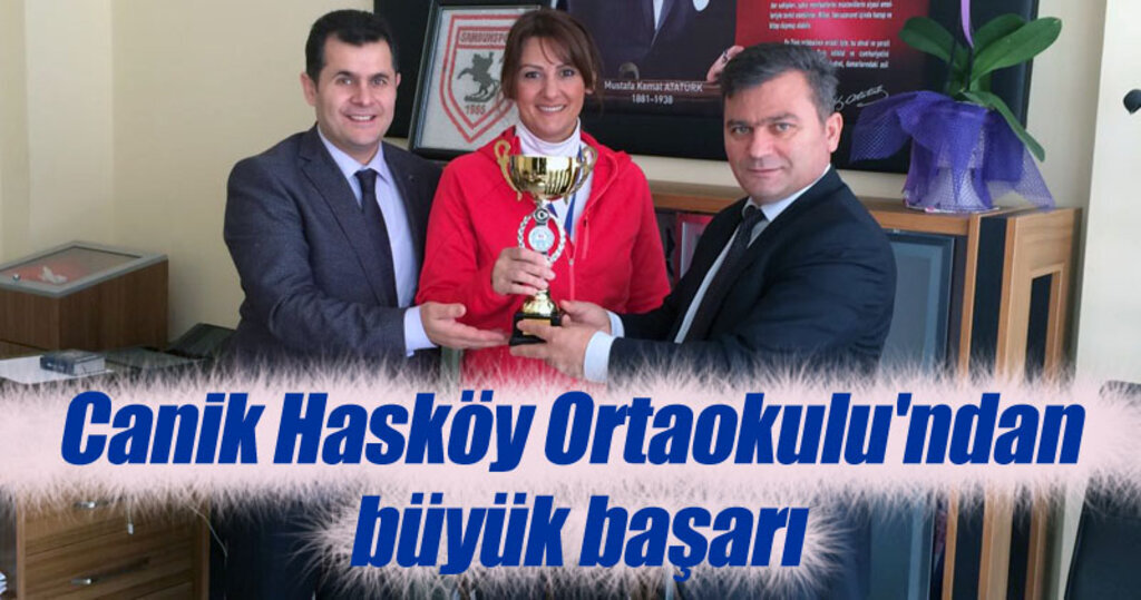 Canik Hasköy Ortaokulu'ndan büyük başarı