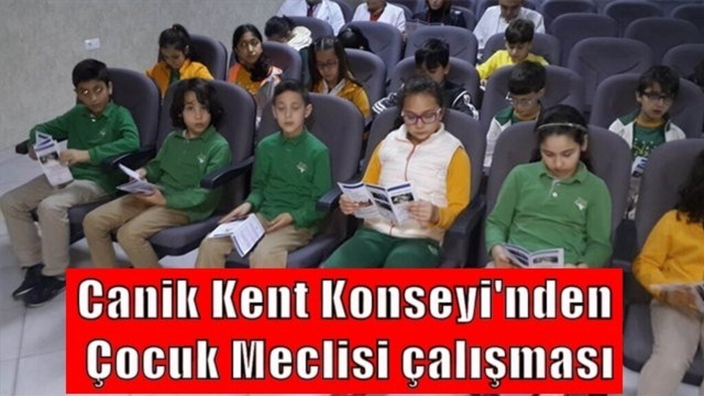 Canik Kent Konseyi'nden Çocuk Meclisi çalışması