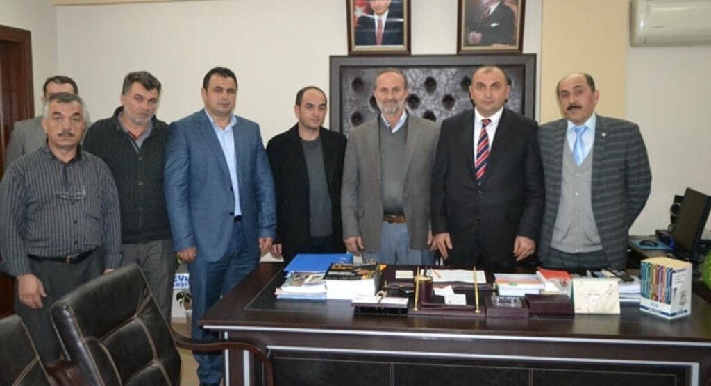 Canik Müteahhitler Derneği'nden Başkan Eler'e 'Hayırlı Olsun' ziyareti