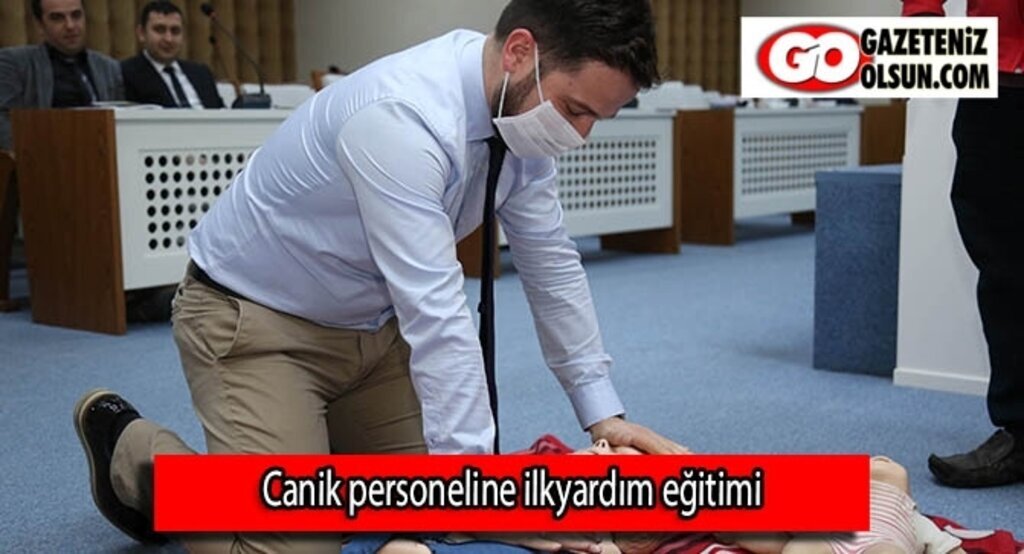 Canik personeline ilkyardım eğitimi