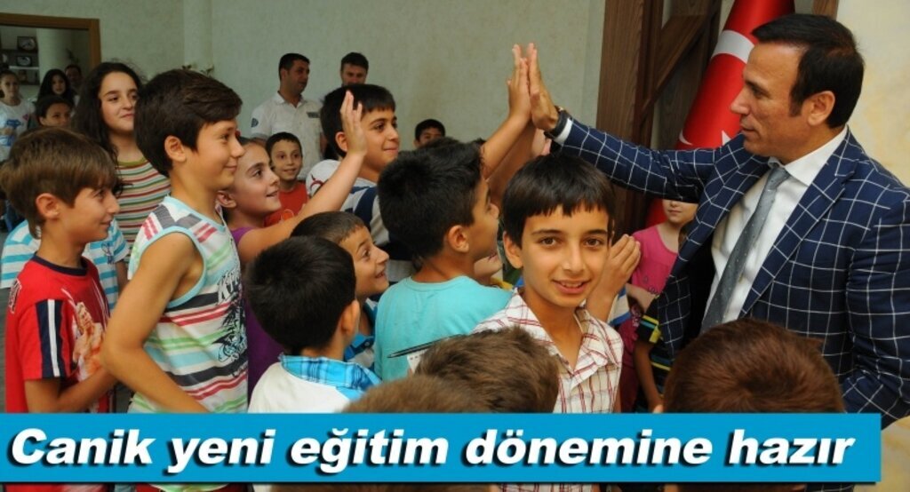 Canik yeni eğitim dönemine hazır