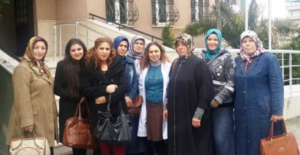 Canik'in AK kadınları polis ve sağlıkçıları unutmadı