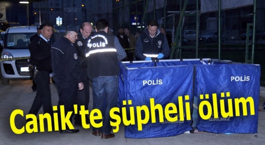 Canik'te bir parkta ölü bulundu