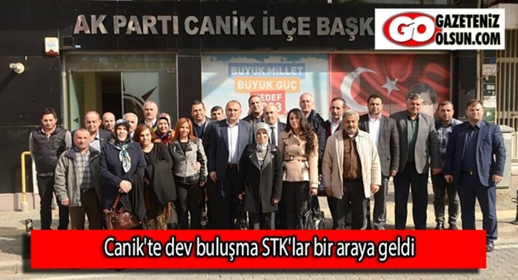 Canik'te dev buluşma STK'lar bir araya geldi