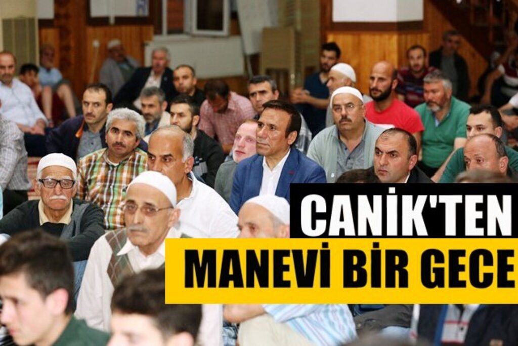 Canik'te eller mazlumlar için semaya açıldı