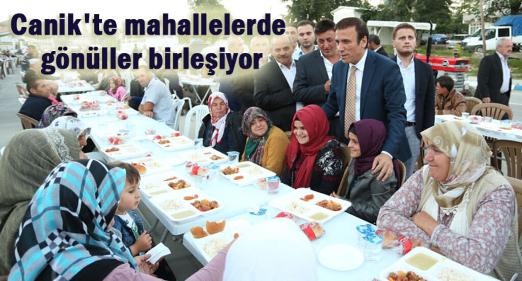Canik'te herkes aynı sofrada buluşuyor