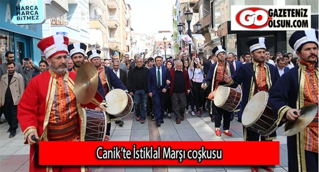 Canik’te İstiklal Marşı coşkusu