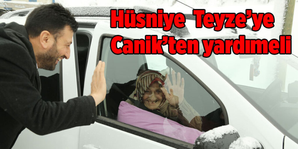 Canik'te karda 'hasta' operasyonu