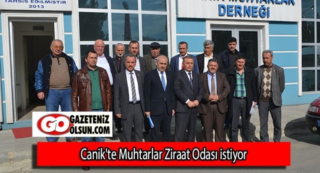 Canik'te Muhtarlar Ziraat Odası istiyor