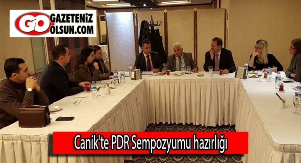 Canik'te PDR Sempozyumu hazırlığı