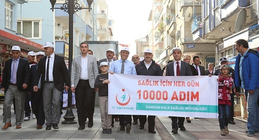 Canik'te sağlıklı yaşam yürüyüşü