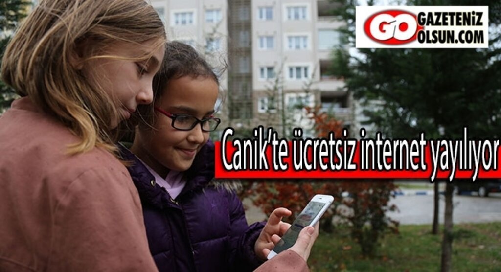 Canik’te ücretsiz internet yayılıyor