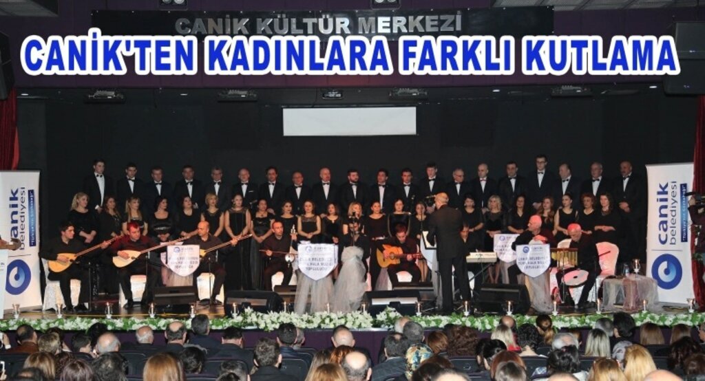 Canik'ten kadınlara farklı kutlama