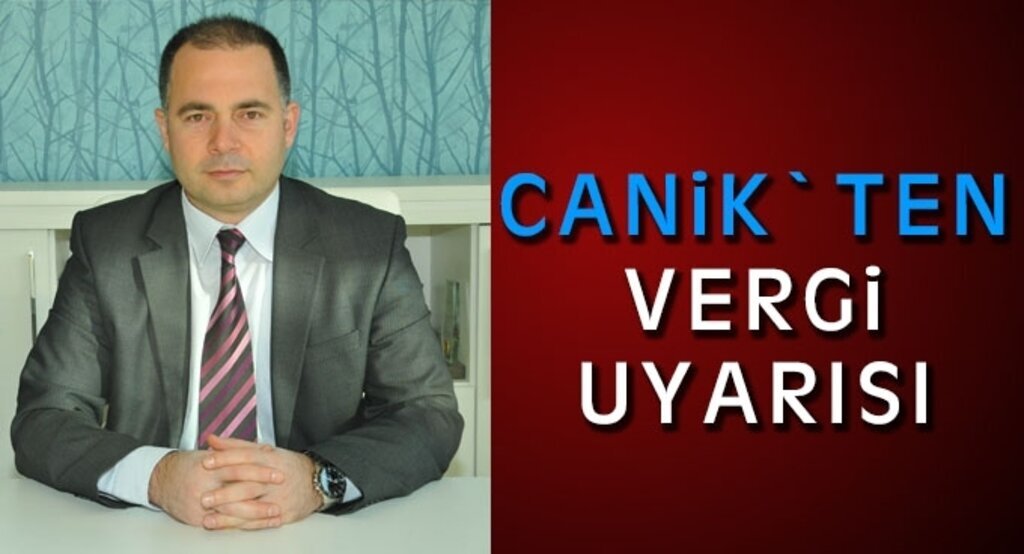 Canik'ten vergi uyarısı