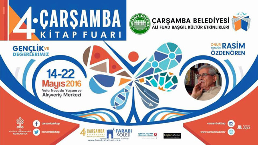 Çarşamba Belediye Başkanı Hüseyin Dündar'dan Çarşamba Kitap Fuarı'na davet