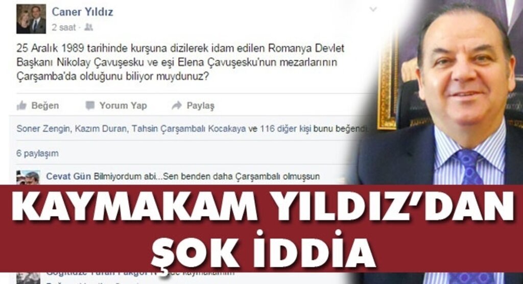 Çarşamba Kaymakamı Caner Yıldız'ın iddiası gündeme bomba gibi düştü