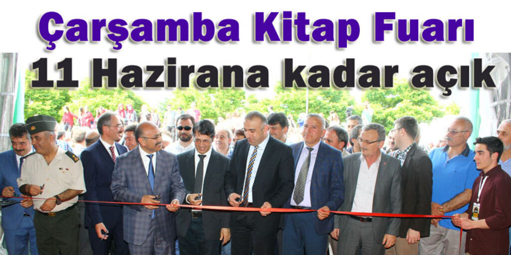 Çarşamba Kitap Fuarı açıldı