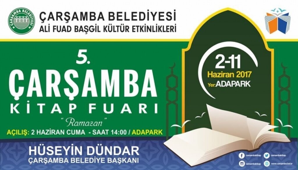 Çarşamba Kitap Fuarı kapılarını açıyor
