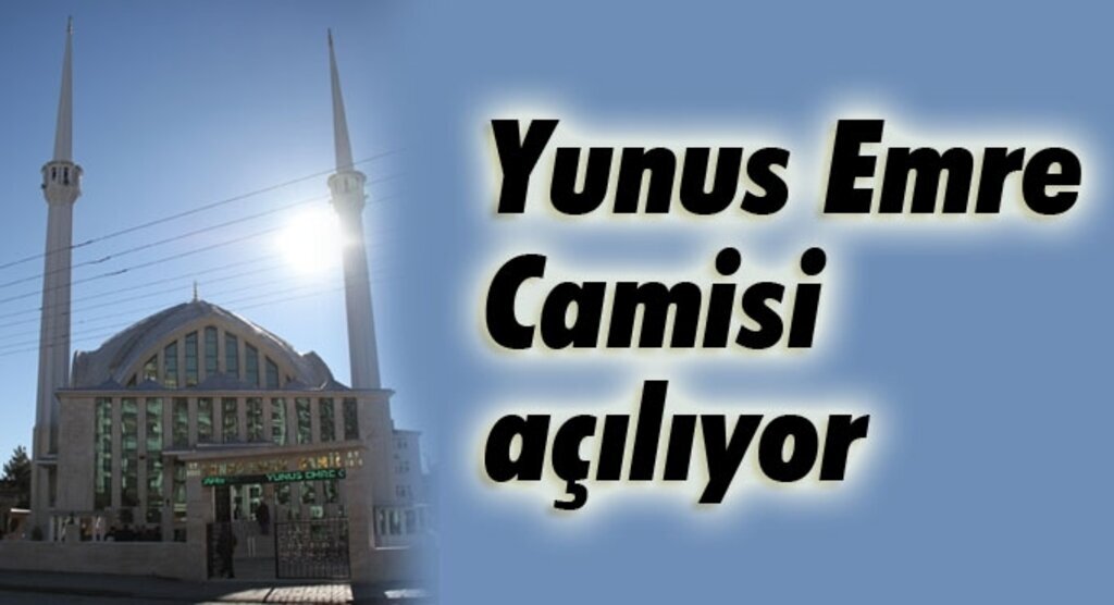 Çarşamba Yunus Emre Camisi açılıyor