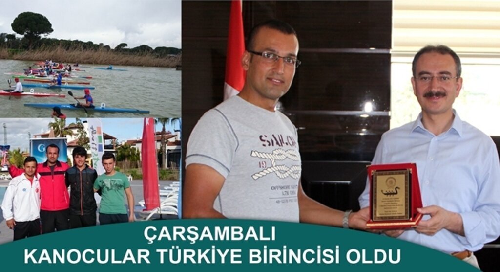 Çarşambalı Kanocular Türkiye birincisi oldu