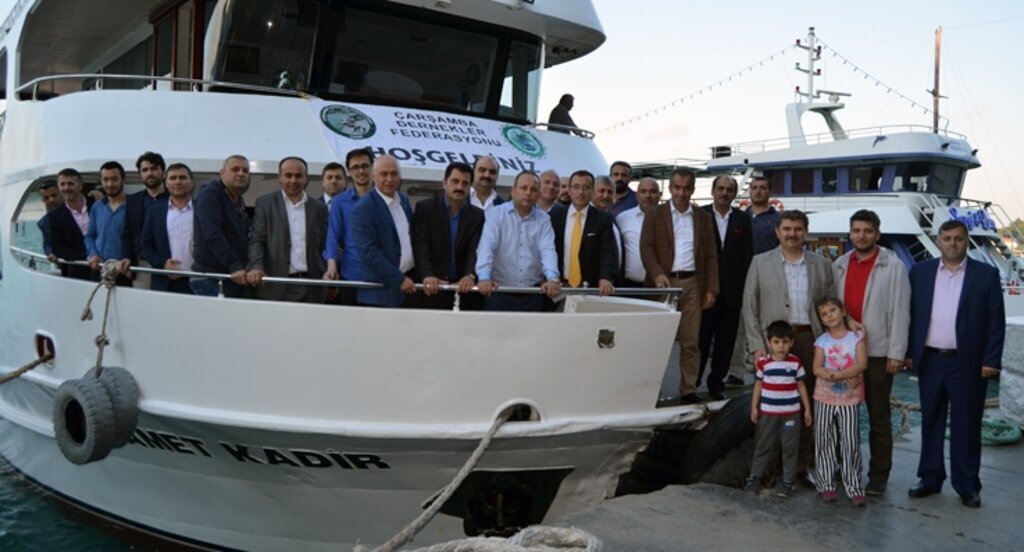 Çarşambalılar İstanbul Boğaz’ında buluştu