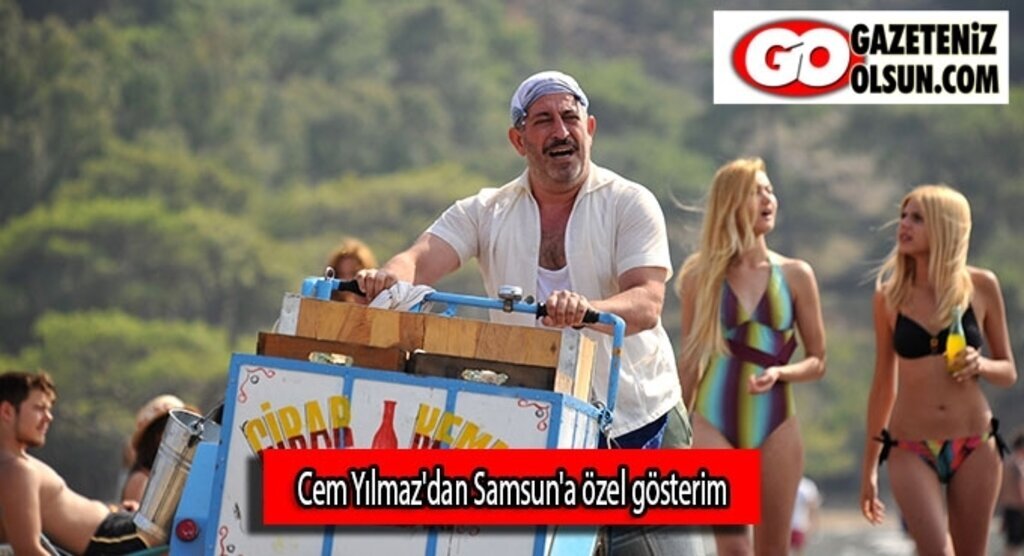 Cem Yılmaz'dan Samsun'a özel gösterim