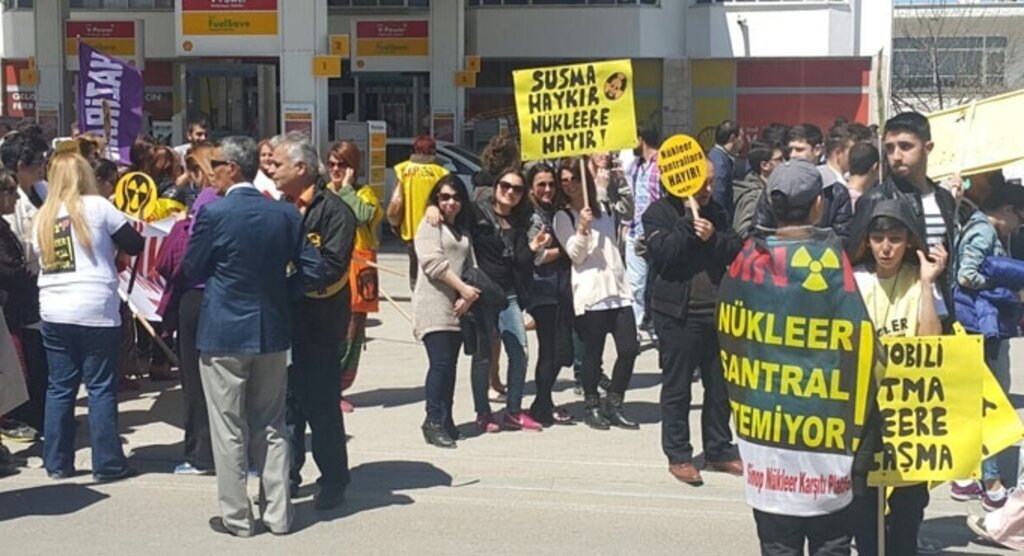 CHP Atakum Gençlik Kolları Sinop Nükleer Eylemine katıldı