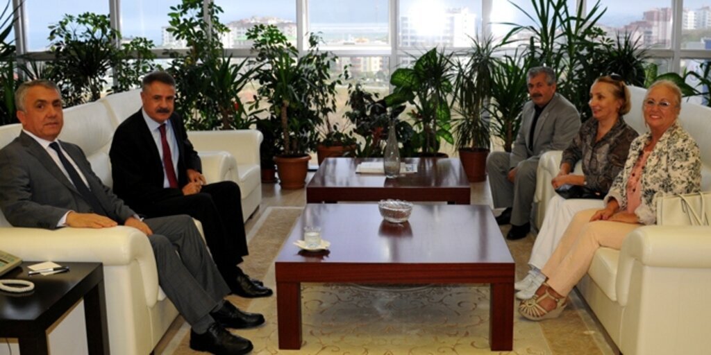 CHP Atakum İlçe Başkanı Cemil Deveci'den Rektör Bilgiç’e ziyaret