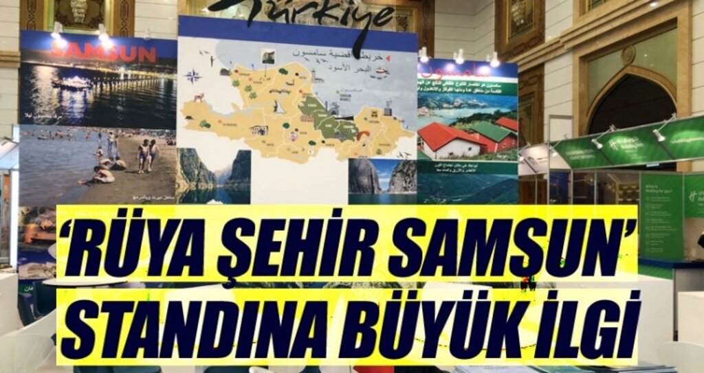 Cidde Uluslararası Fuarı'nda Samsun Standı'na büyük ilgi