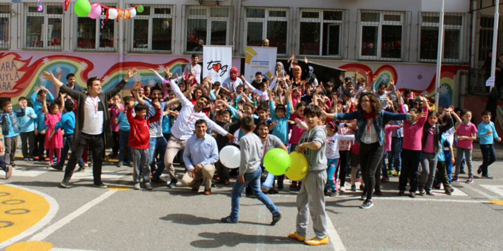 Çocukları eğlendiren proje Samsun'da hayat buldu