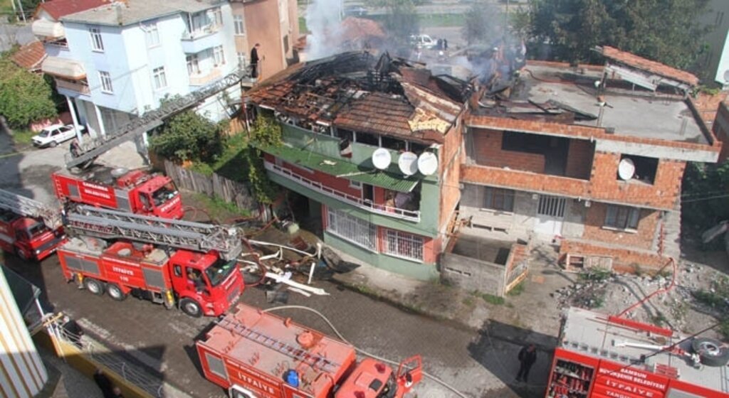 Çocukların kibritle oyunu kötü bitti