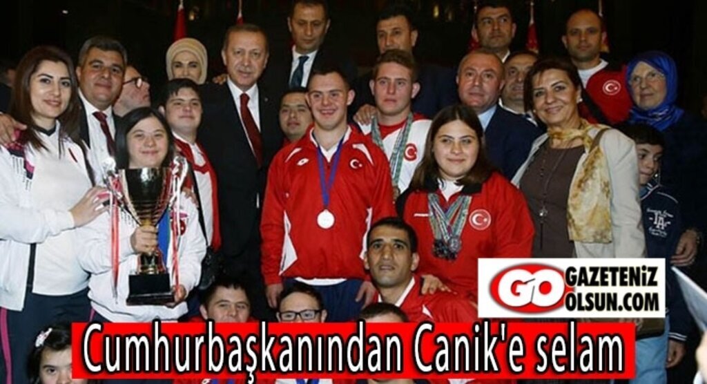 Cumhurbaşkanından Canik'e selam