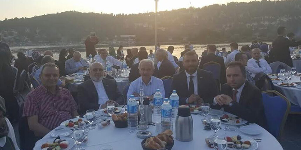 Cumhurbaşkanı Erdoğan'ın da yer aldığı MÜSİAD'ın iftarına Samsun Şubesi katıldı