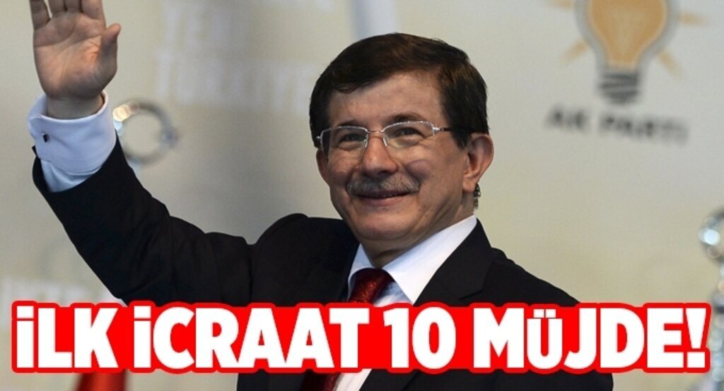 Davutoğlu 10 Maddelik Paket İçin Talimatı Verdi
