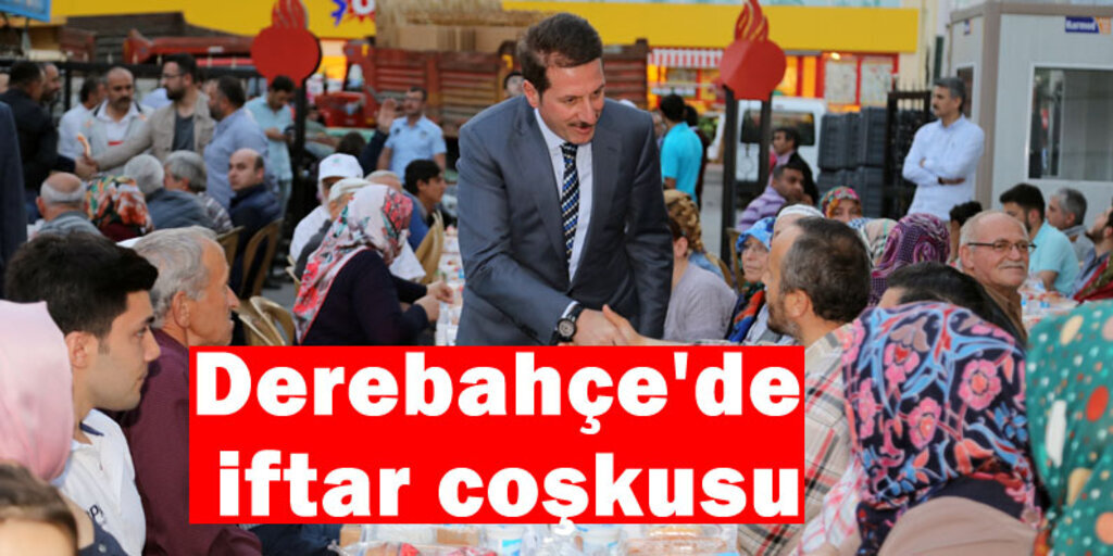 Derebahçe'de 2 bin 500 kişi aynı sofrada