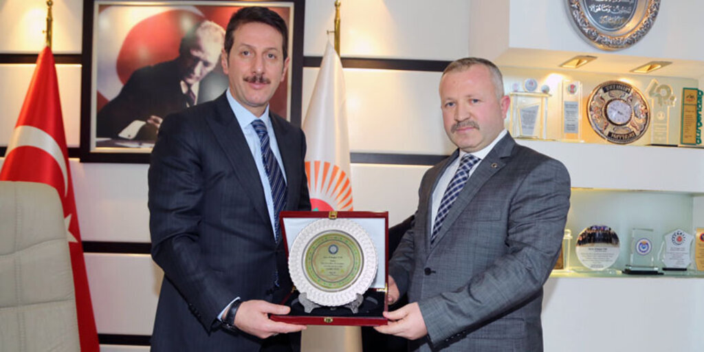 Din görevlilerinden Başkan Tok'a teşekkür ziyareti