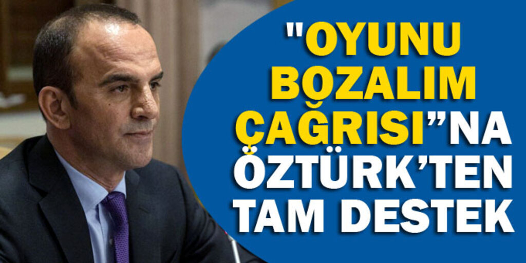 Dövizini Türkiye İçin Boz kampanyasına Öztürk'ten destek