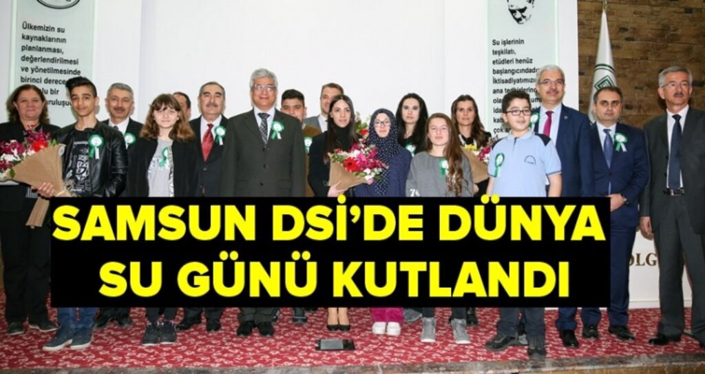 Dünya Su Günü Samsun'da kutlandı