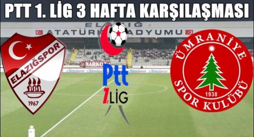 Elazığspor Ümraniyespor maç özeti, Elazığspor Ümraniyespor maç golleri izle, Elazığspor Ümraniyespor canlı skor