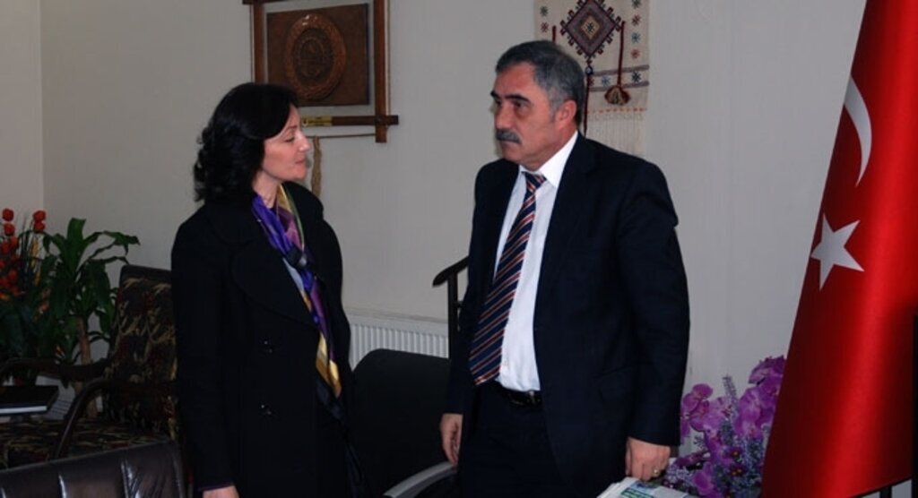 Emine Karaçuha Yılmaz'dan Başkan Güler'e ziyaret