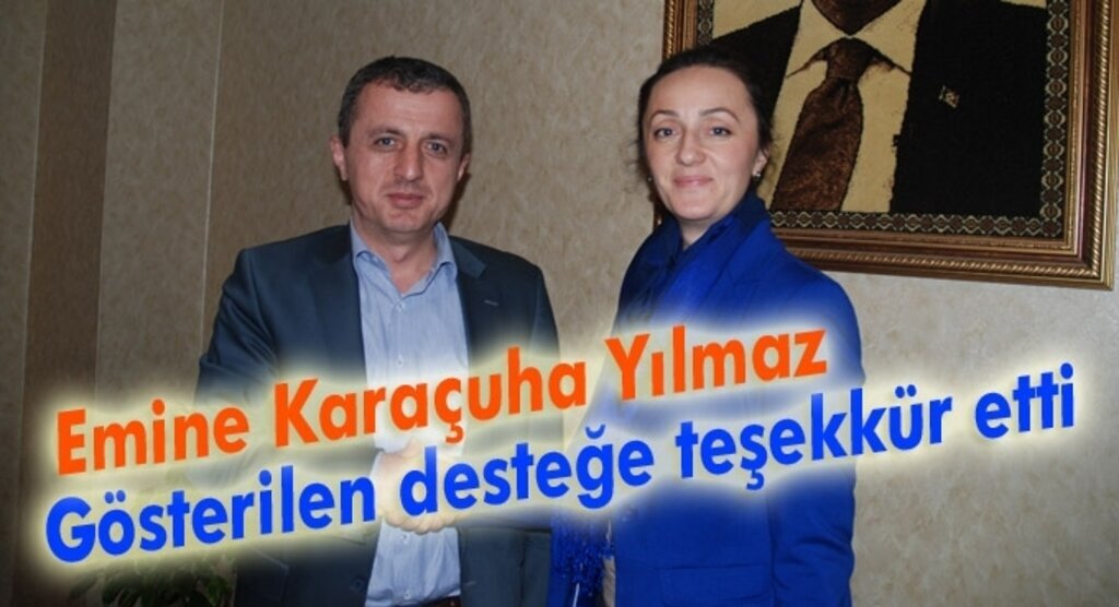 Emine Karaçuha Yılmaz'dan İlkadım'a teşekkür ziyareti
